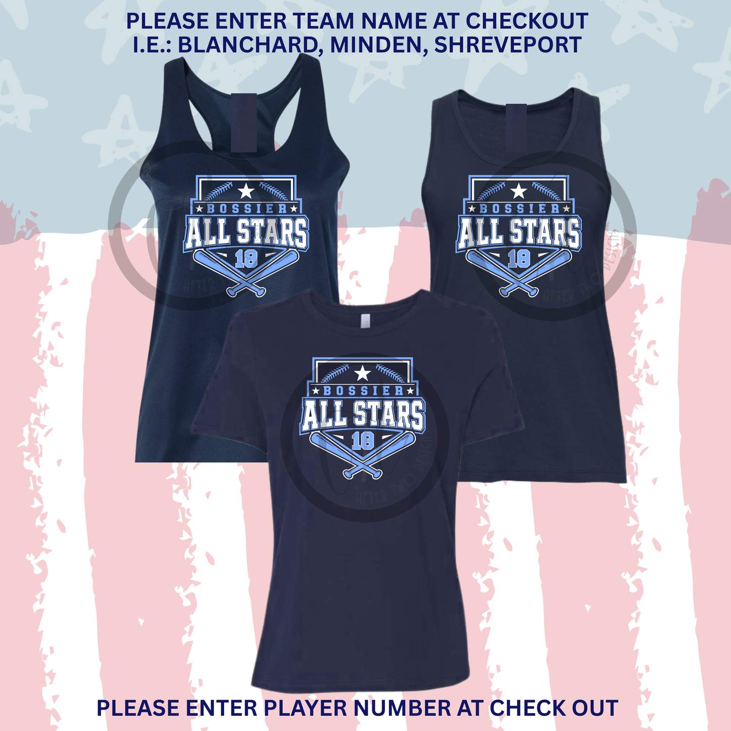 Navy Plate Number - TEAM NAME CAN BE CHANGED