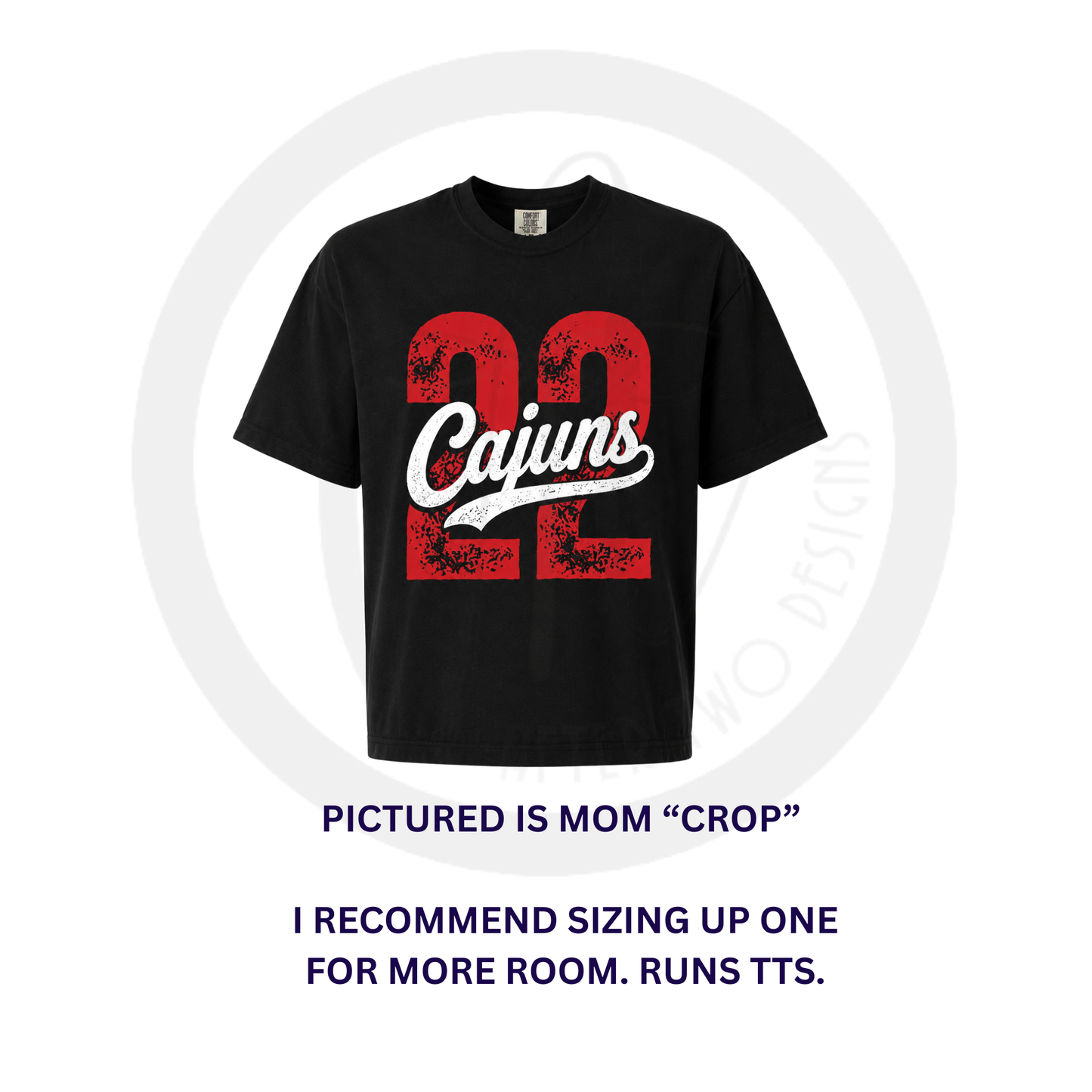 Cajuns Number T-Shirt - MTO