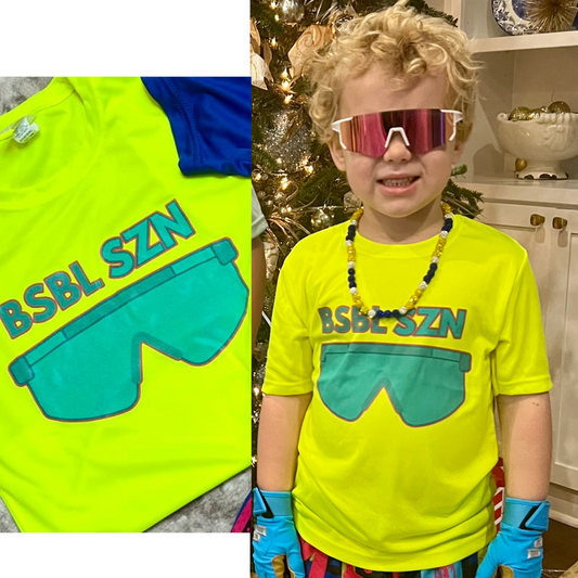 Baseball SZN - A4 Dri Fit Neon Yellow