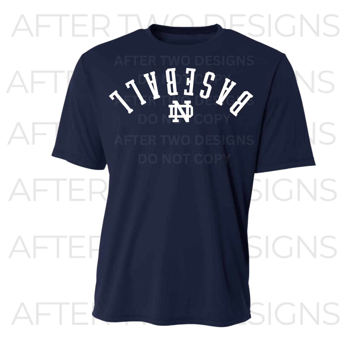 Baseball ND Navy MTO Drifit