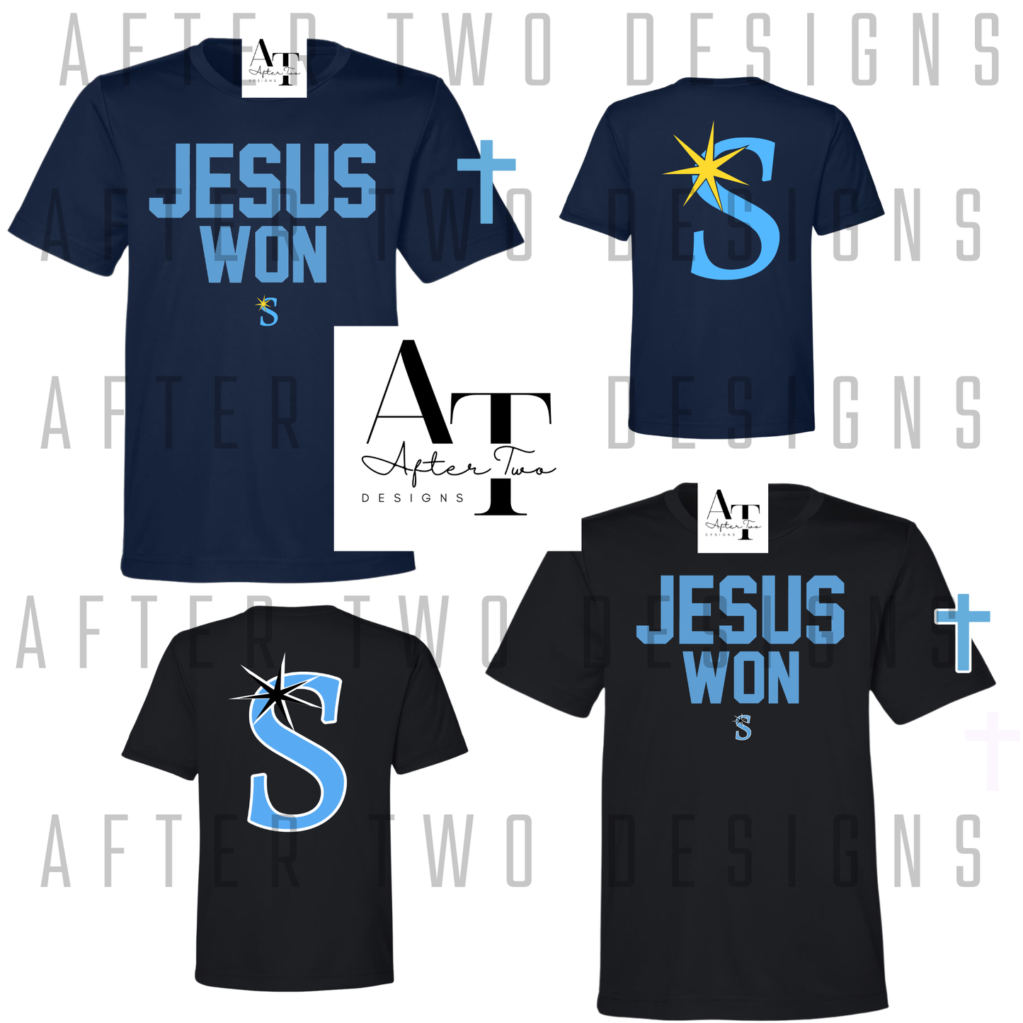 Jesus Won Front/Back S Drifit Tee A2D- PRESALE