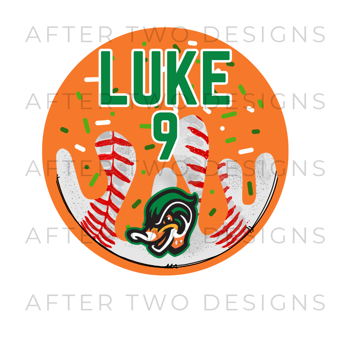 Drip Bag Tag Name+Number+Logo - MTO (Colors Customizable)