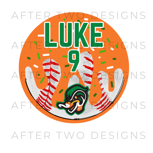 Drip Bag Tag Name+Number+Logo - MTO (Colors Customizable)