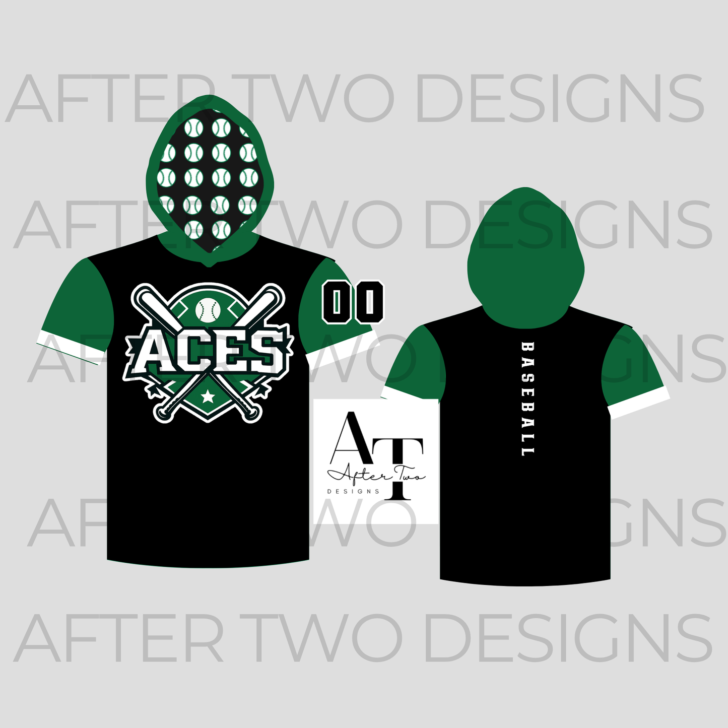 ACES Baseball Drifit Shoodie A2D- PRESALE