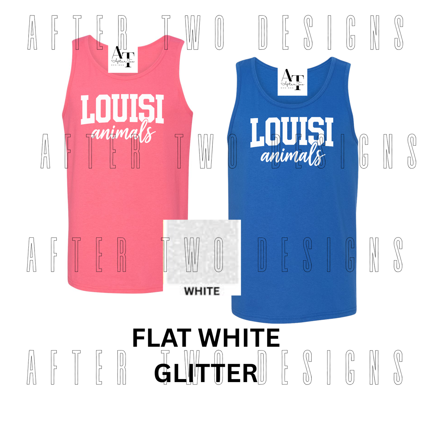 Glitter Cotton Tank - PRESALE