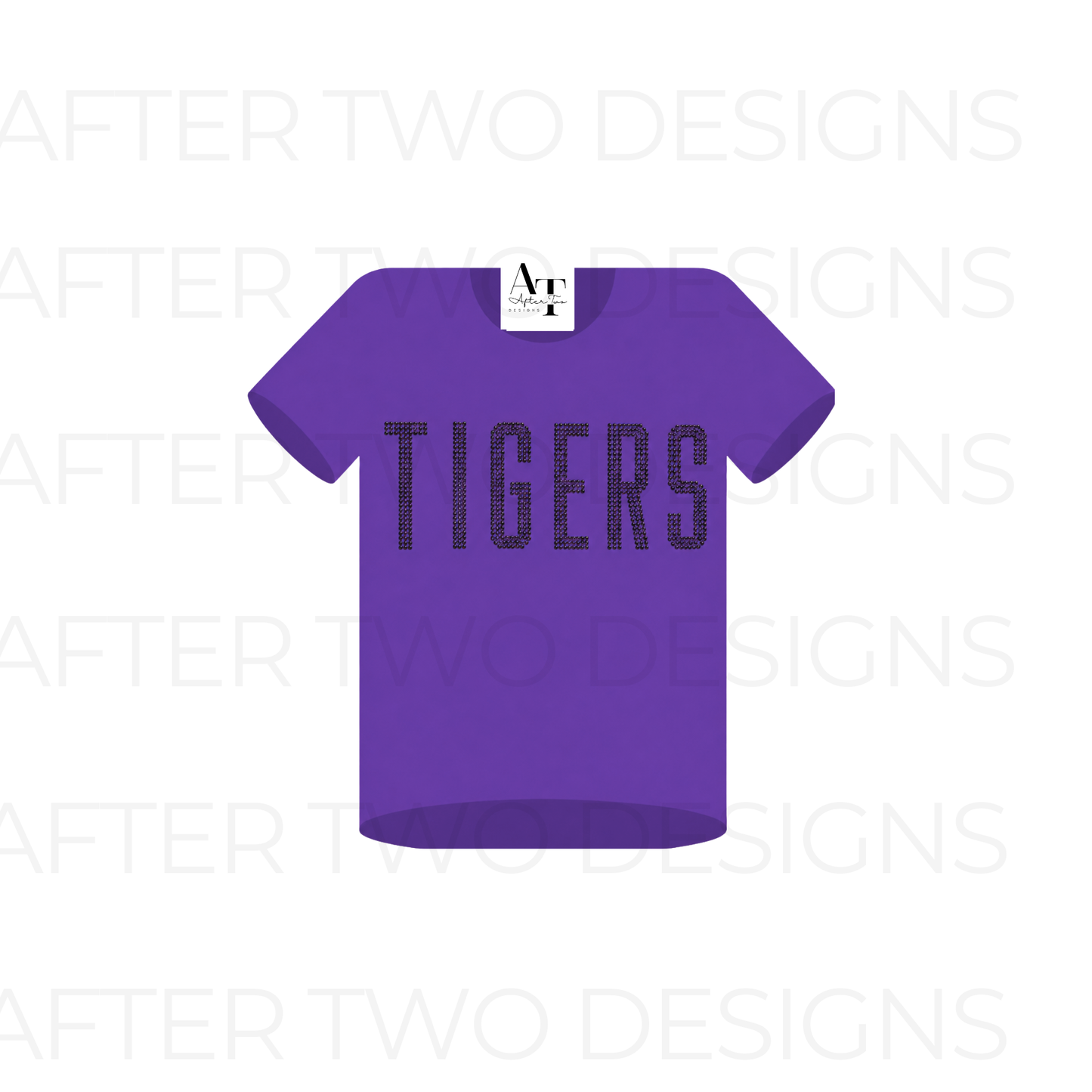 TIGERS Rhinestone Relaxed Tee- PRESALE