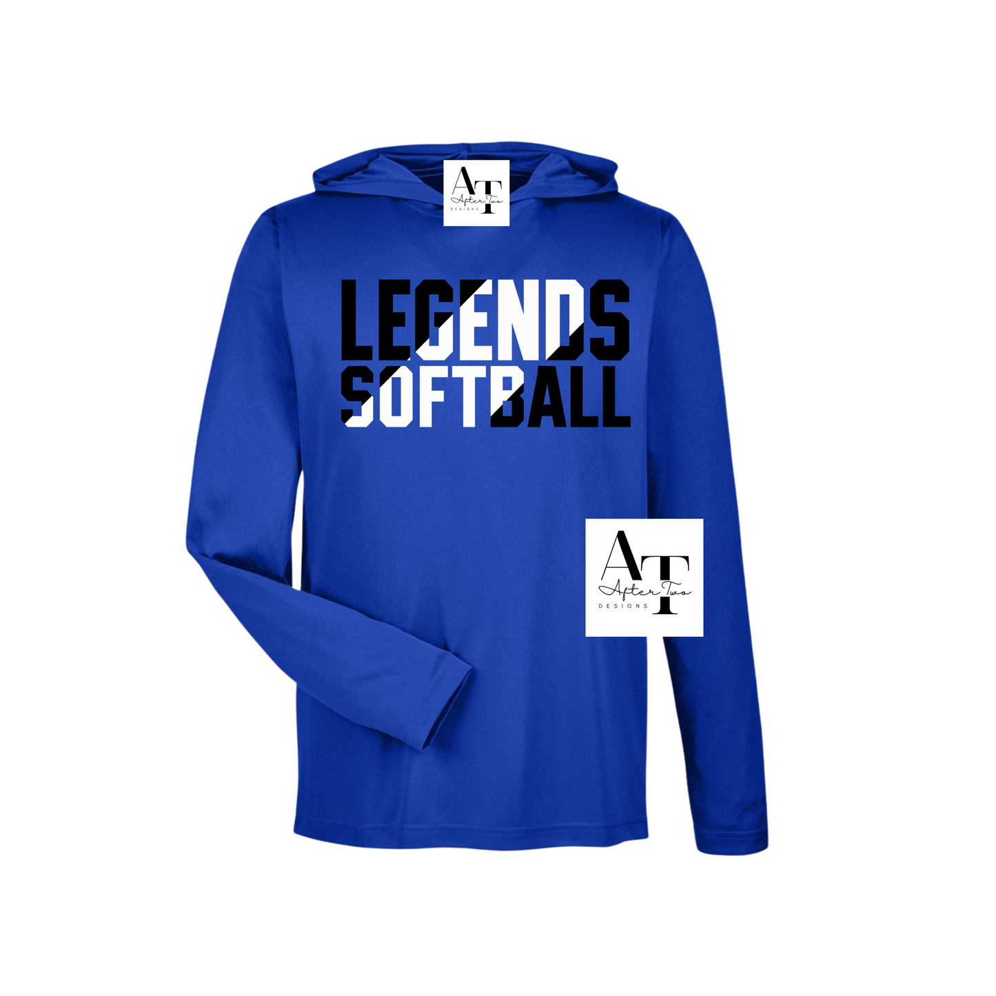 LS Royal Split Legends Softball Drifit Hoodie - MTO
