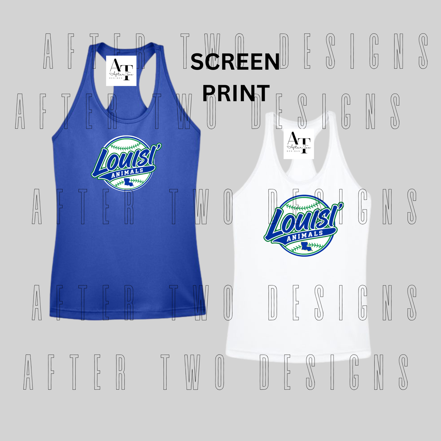 Womens Drifit Tank LOUISIanimals LA - MTO