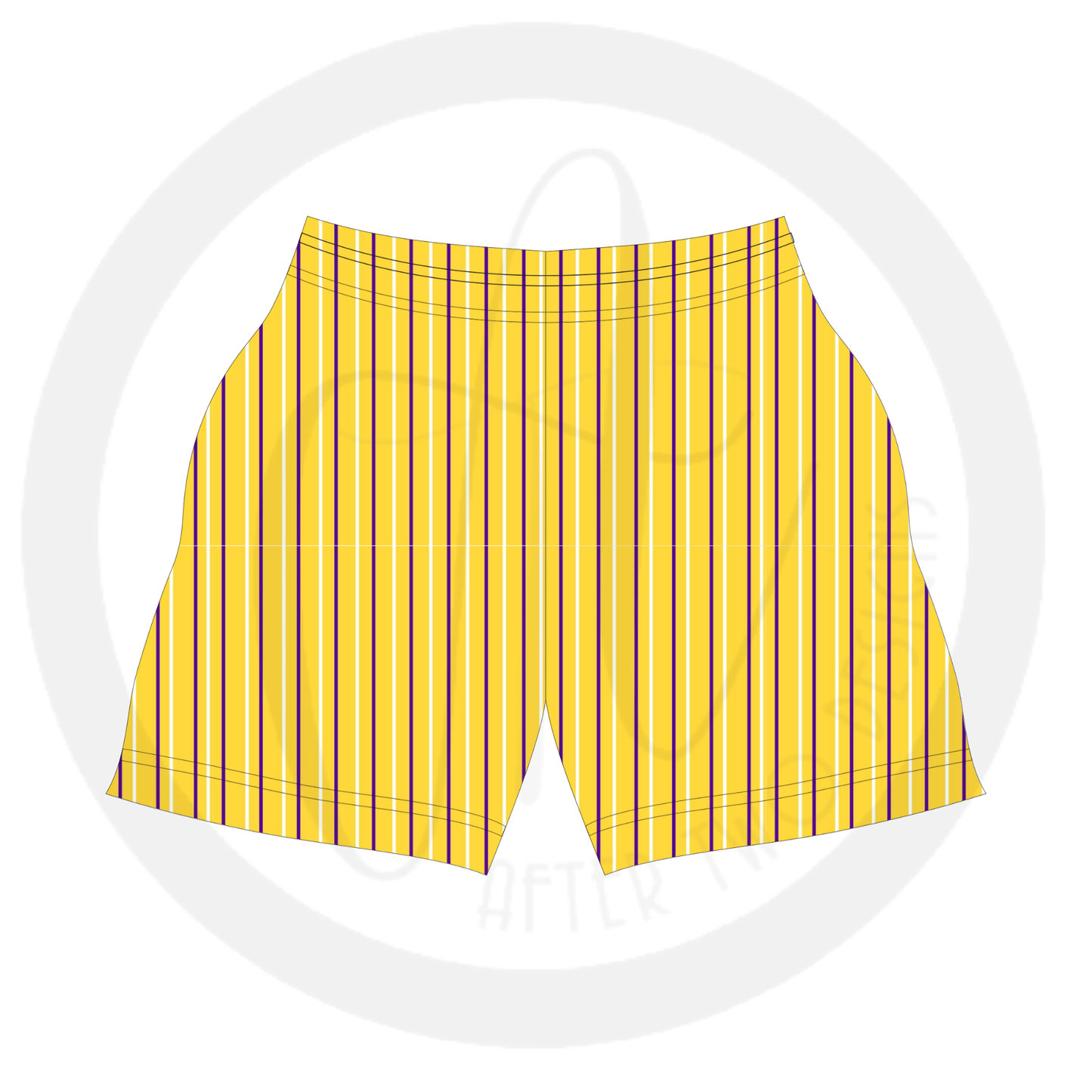 Pinstripe purple/gold shorts PRESALE