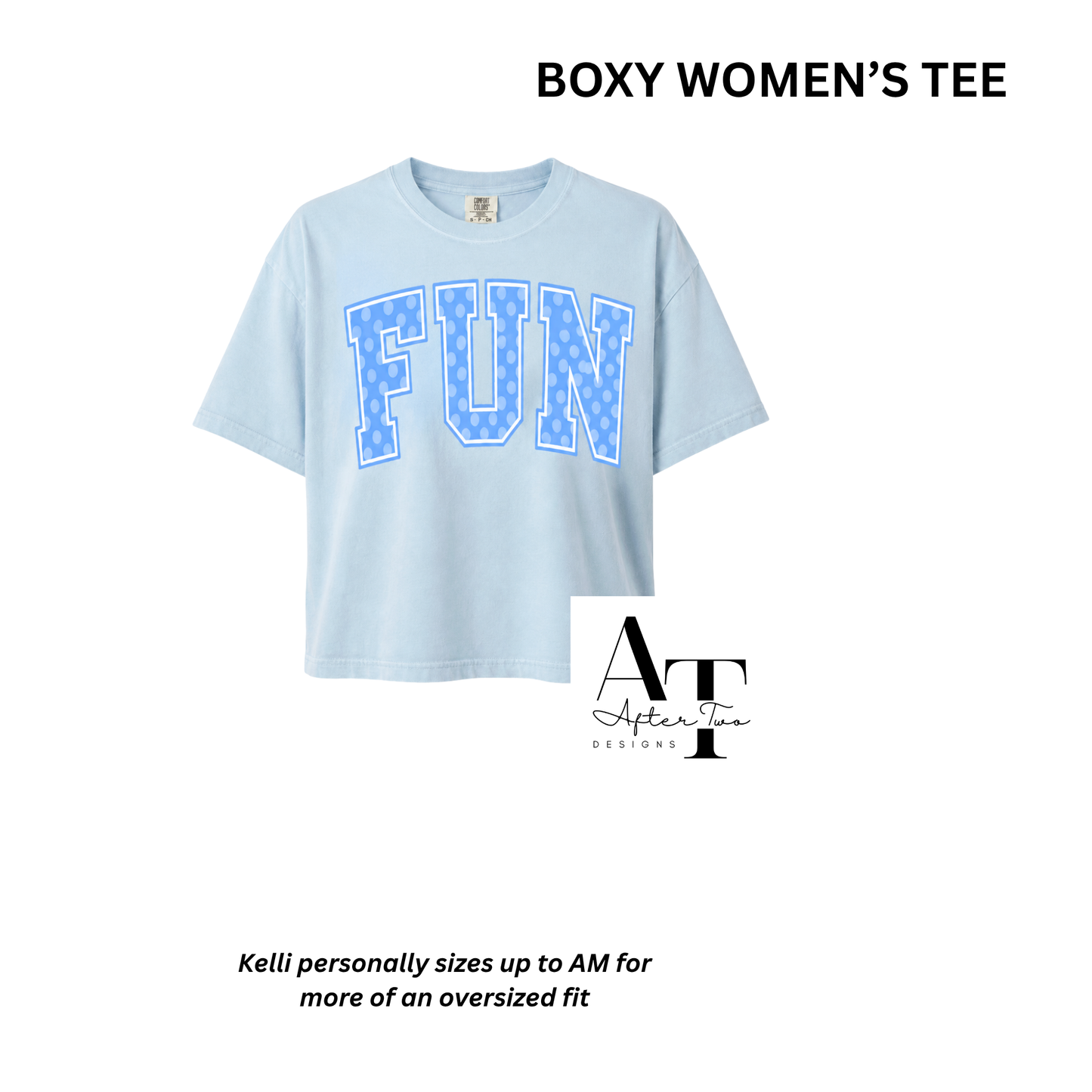 FUN Chambray Boxy Crop fundamental - PRESALE