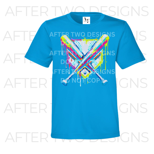 Dripping Blue MTO Drifit