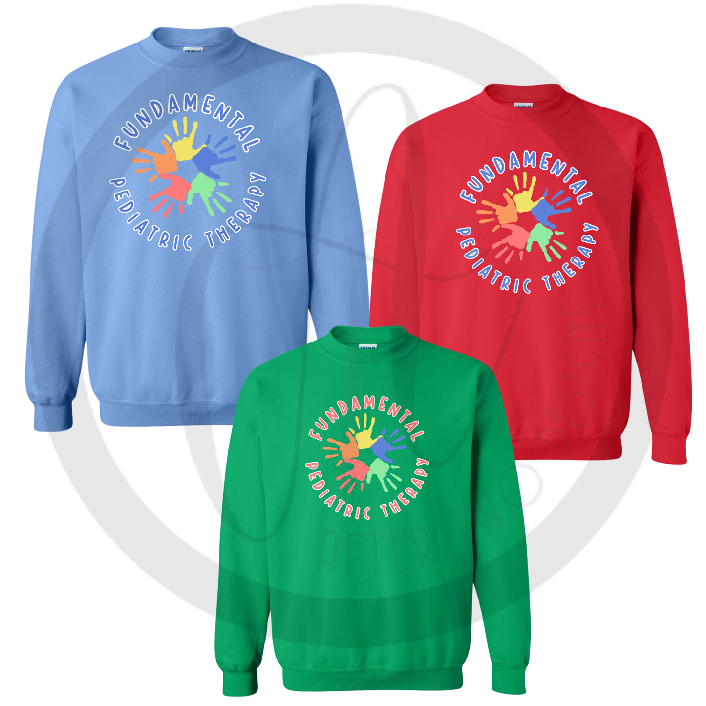 Fundmental Rainbow Hands Gildan Unisex _MTO