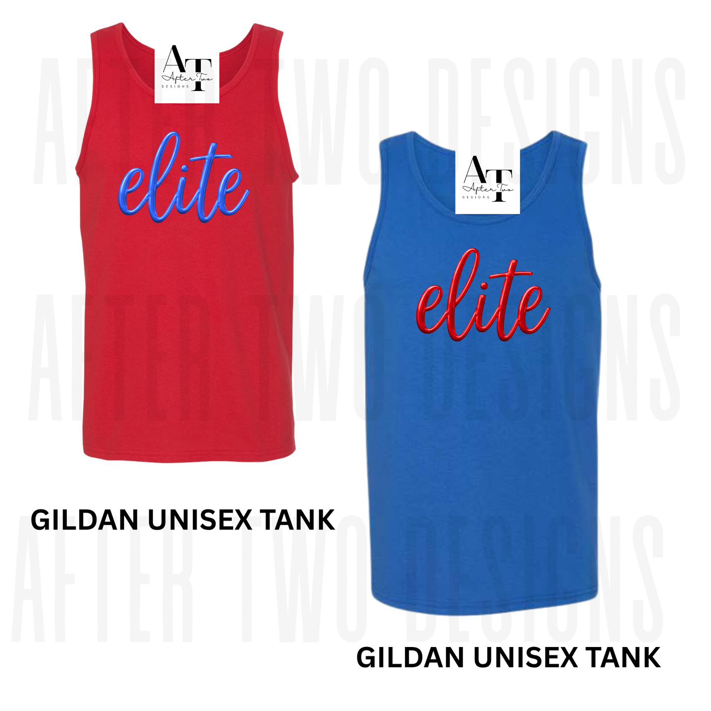 Unisex Cotton Metallic Elite Tank - PRESALE