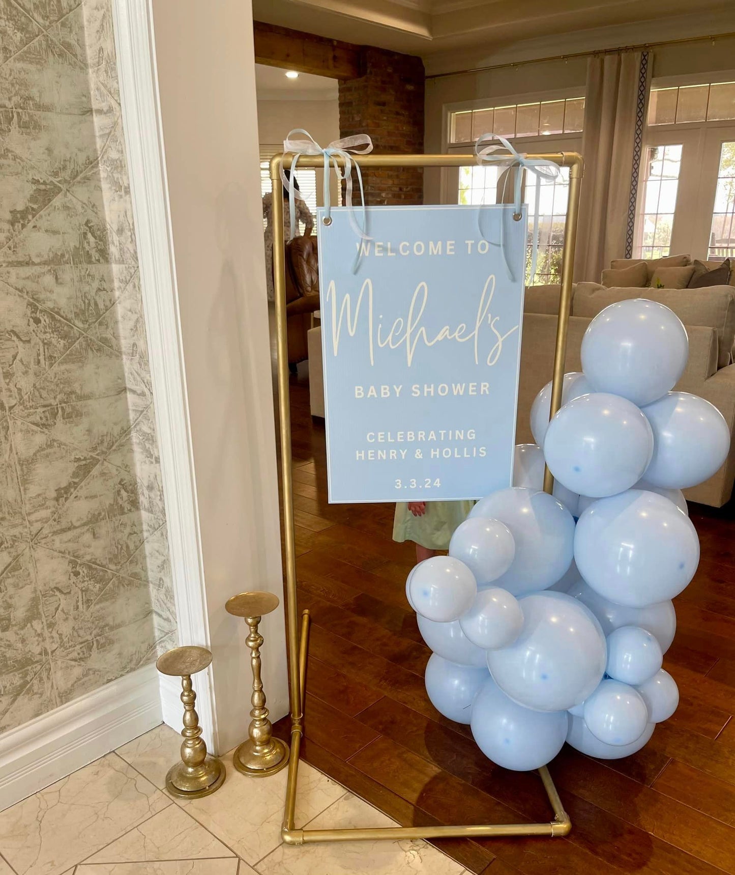 Baby Shower Welcome Sign