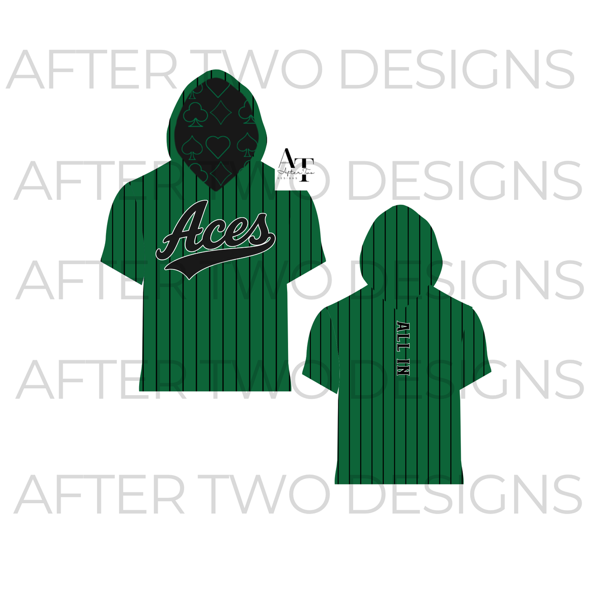 ACES Pinstripe Drifit Shoodie A2D- PRESALE