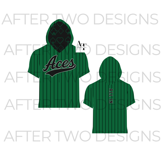 ACES Pinstripe Drifit Shoodie A2D- PRESALE