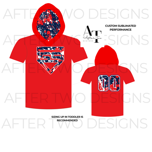 Savages Splatter Drifit Shoodie A2D- PRESALE