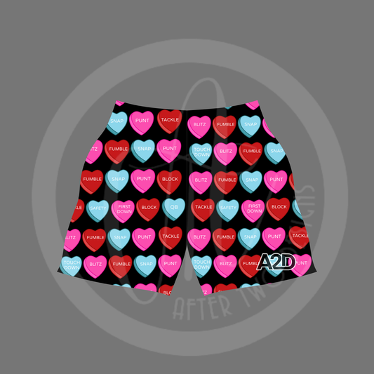 Football Valentine Shorts PRESALE