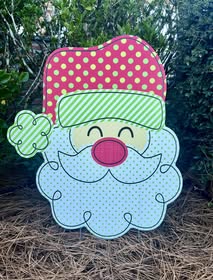 Santa Yard Sign