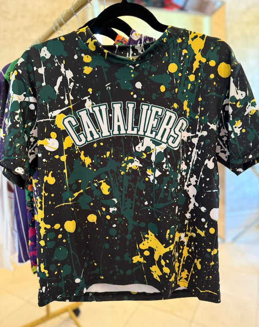 Cavaliers Splatter DriFit Tee- Runs large IN STOCK