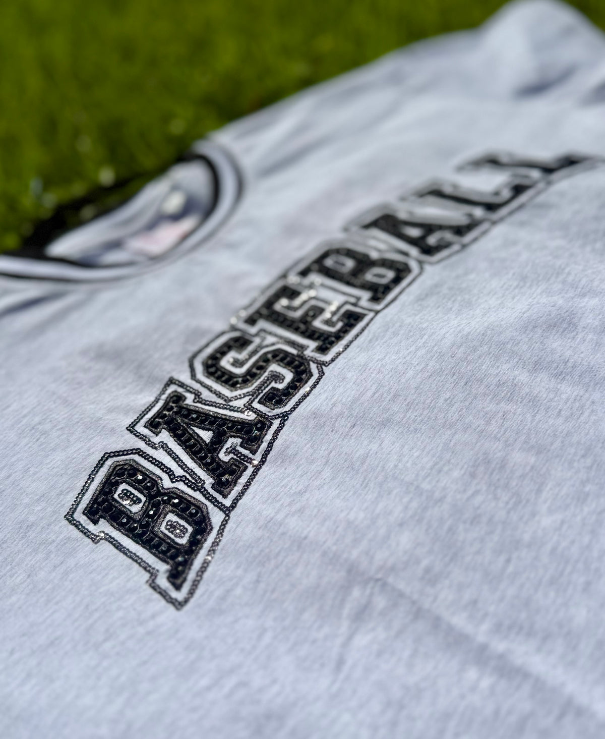 Baseball Stone Boxy IN STOCK
