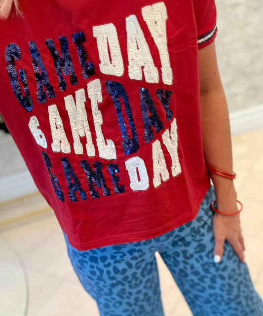 Red + NAVY Game Day - IN STOCK!