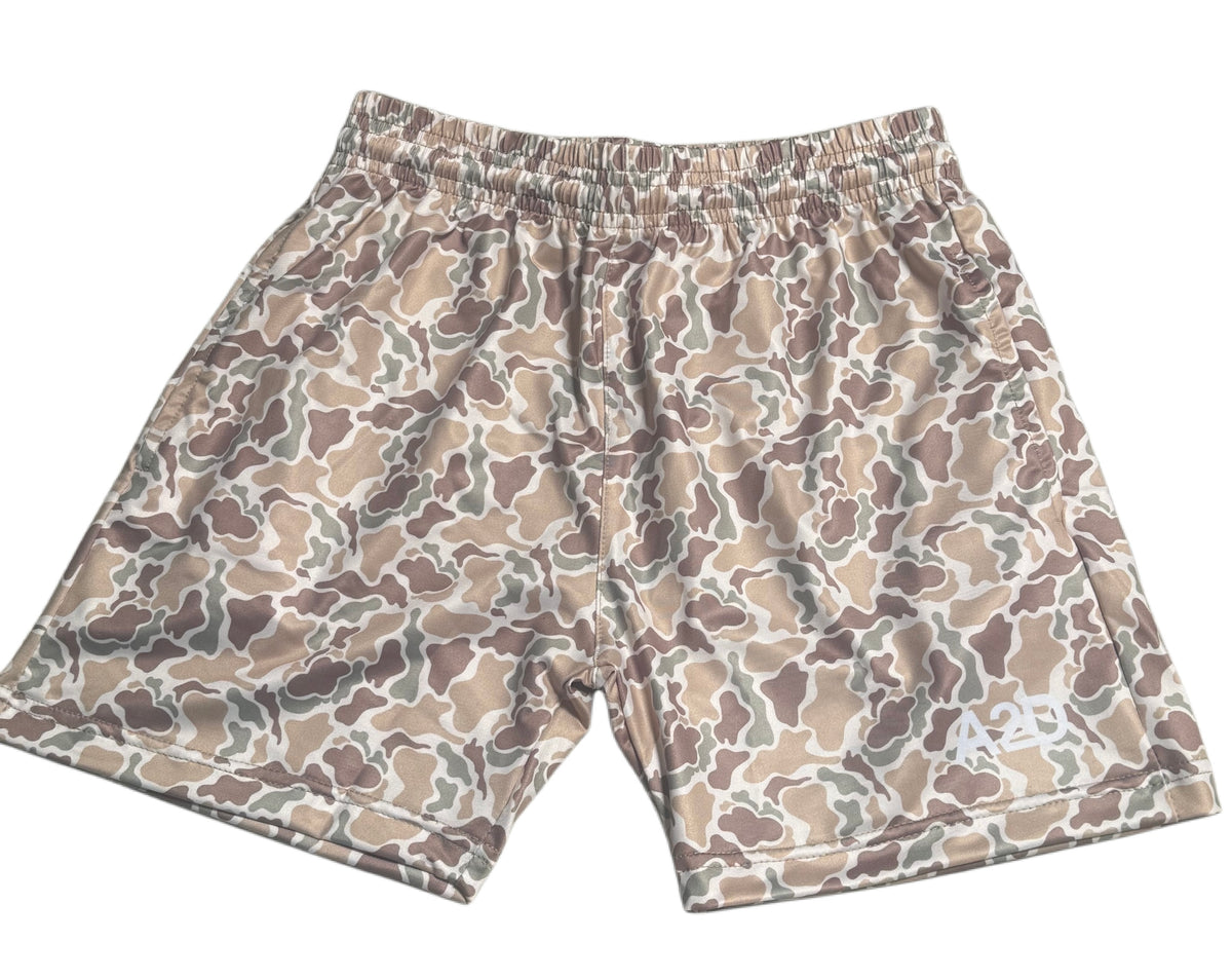 Camo Athletic Shorts - IN STOCK