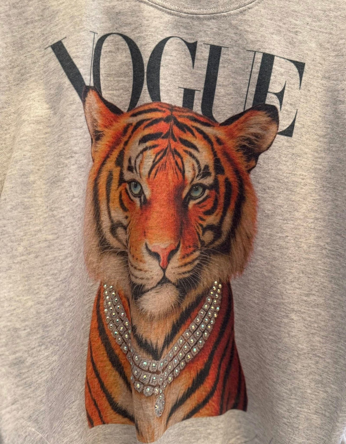 Tiger Vogue Stone Sweatshirt Jerzees - IN STOCK