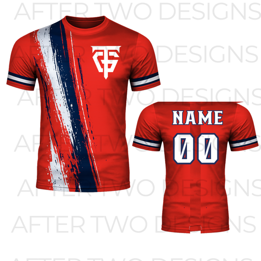 TG Red Drifit Tee A2D PRESALE