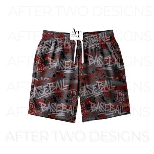 Black Sox Graffiti Shorts - PRESALE