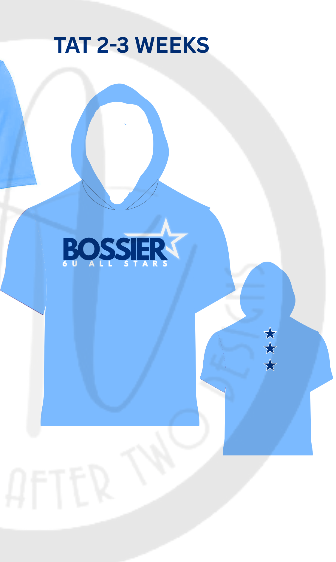 Bossier Blue HOOD Drifit  CLOSING WEDNESDAY