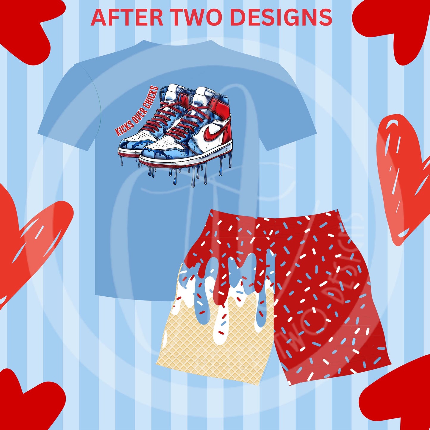 Valentine Drip Shorts PRESALE