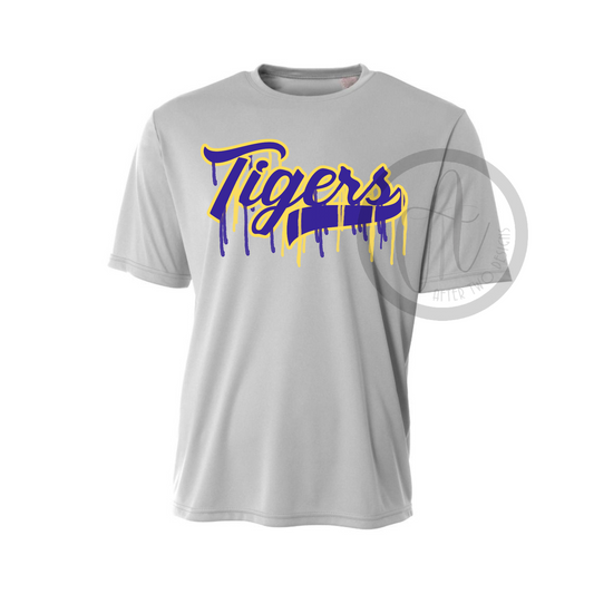 Tigers Drip DriFit A4 Tee