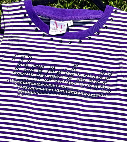 Purple Baseball Tank IN STOCK