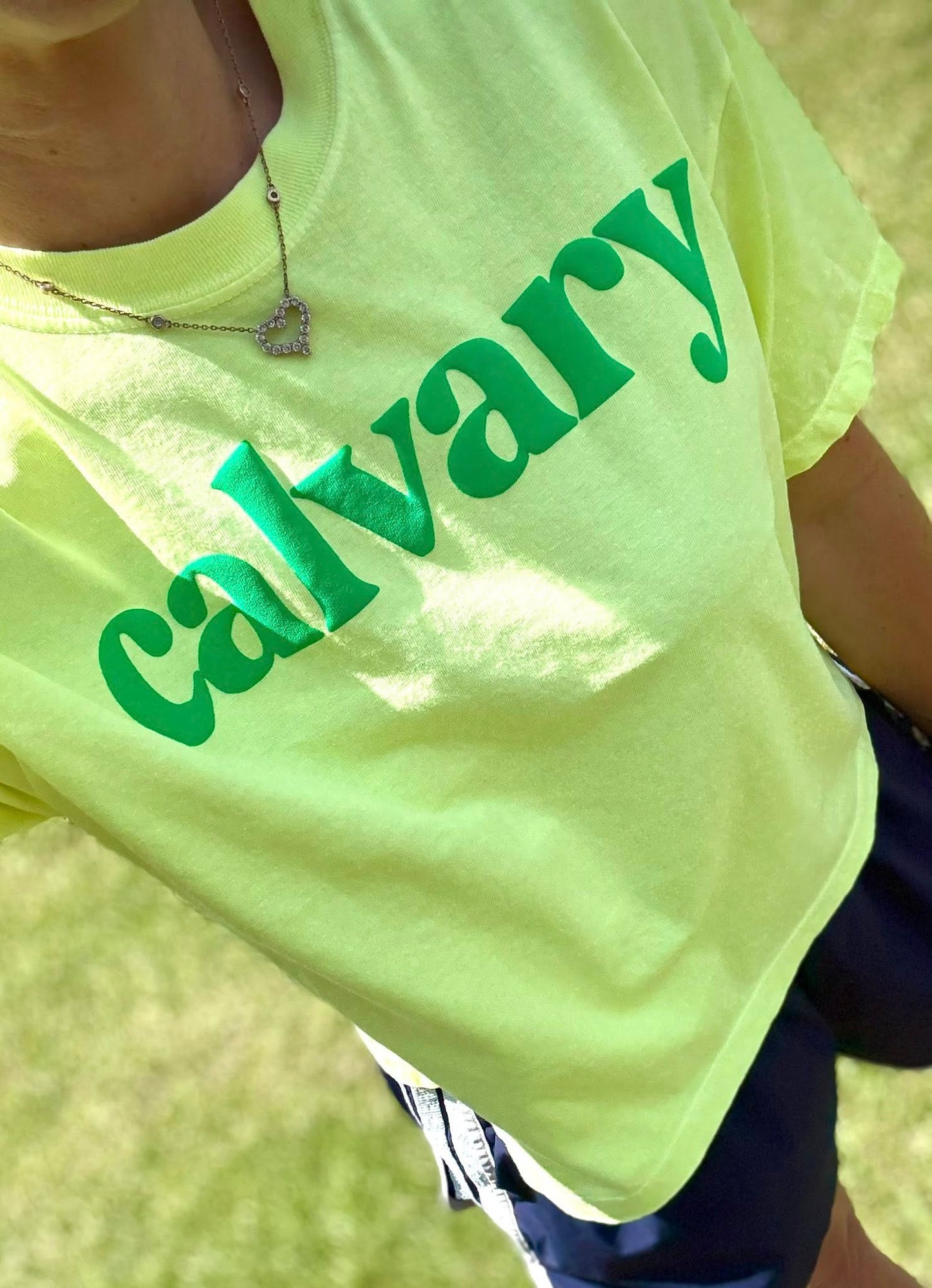 Calvary Neon (MOM) Crop - IN STOCK