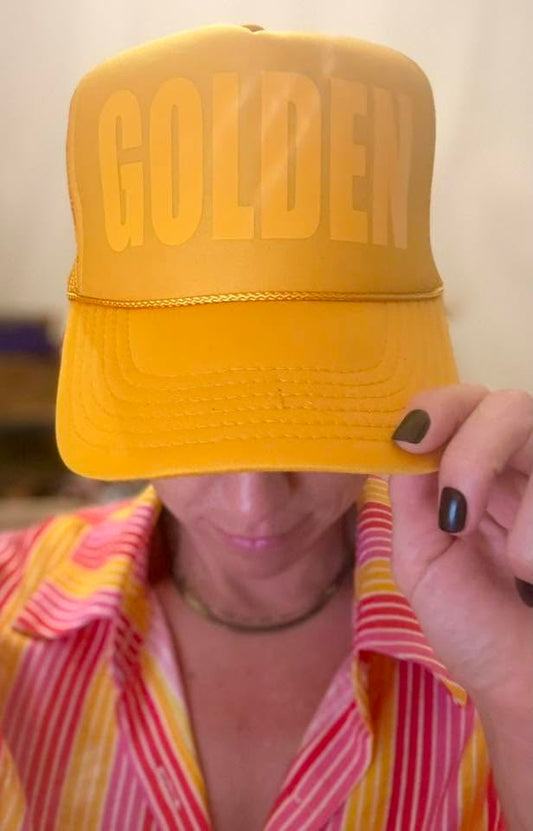 GOLDEN hat vinyl gold > IN STOCK