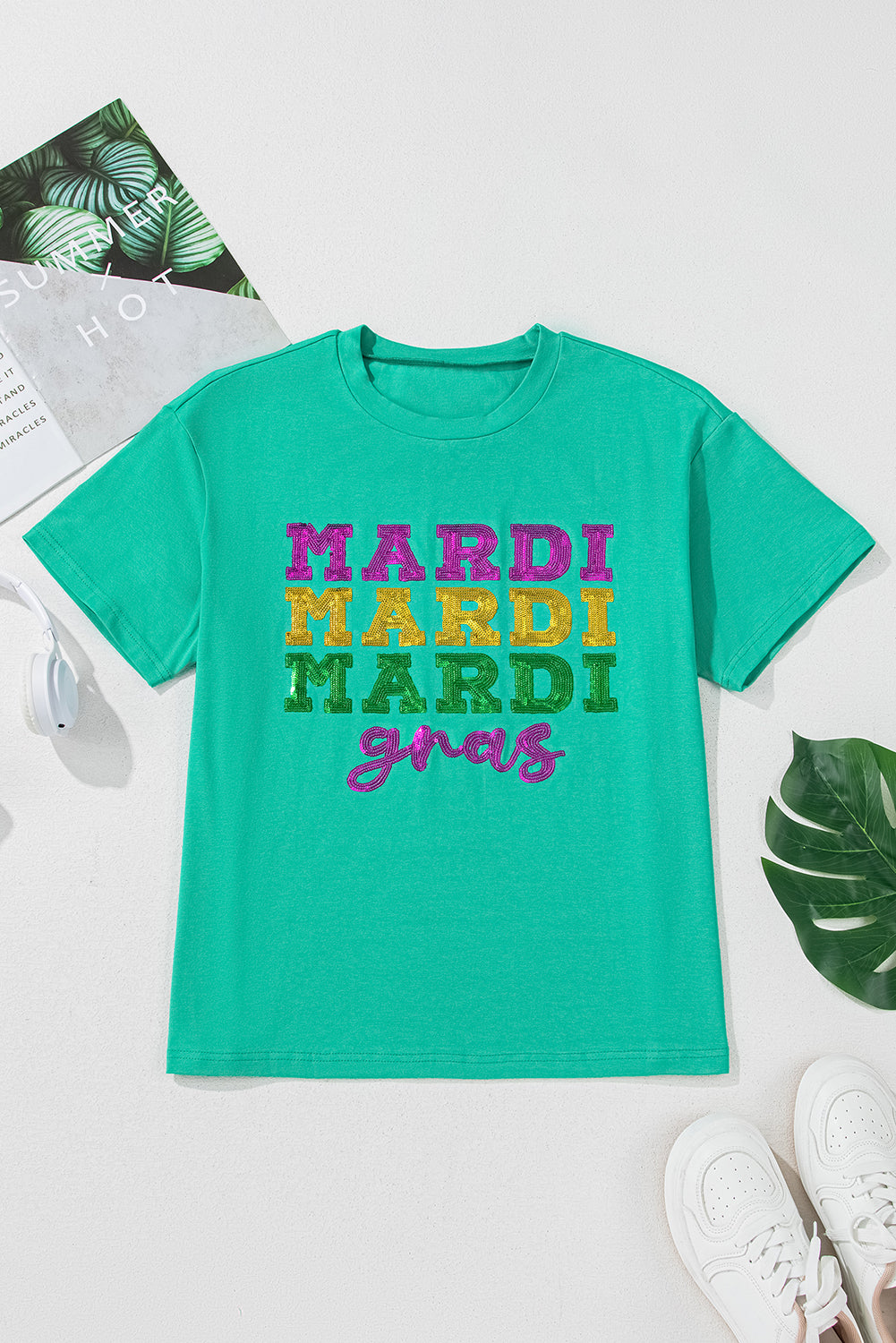 Pre-Sale Green Sequin Tee