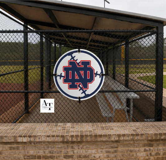 Baseball+Logo/Name Dugout Sign