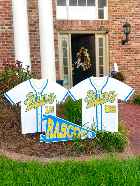 Front JERSEY Yard Sign