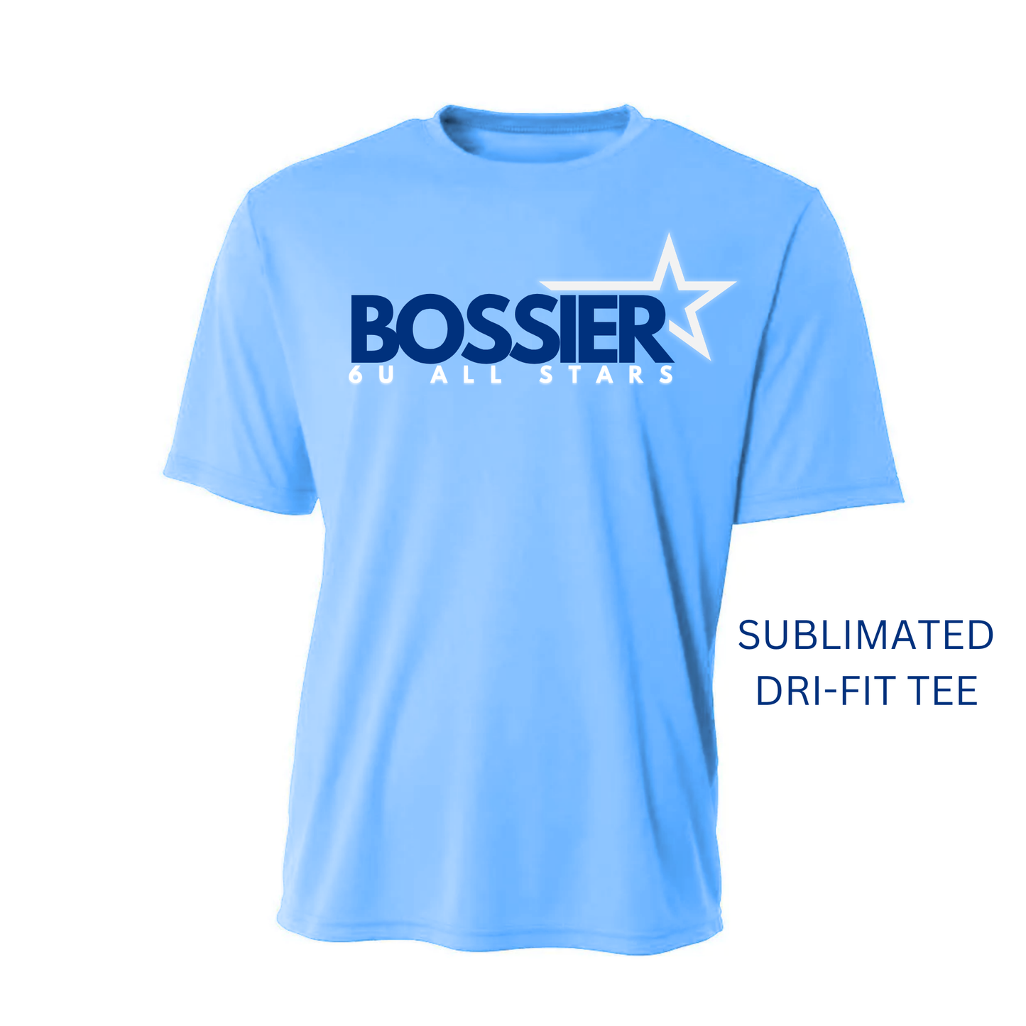 Bossier Blue Tee Drifit  CLOSING WEDNESDAY