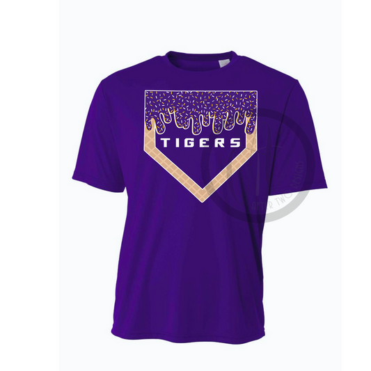 Tigers Block- A4 Dri-Fit Tee