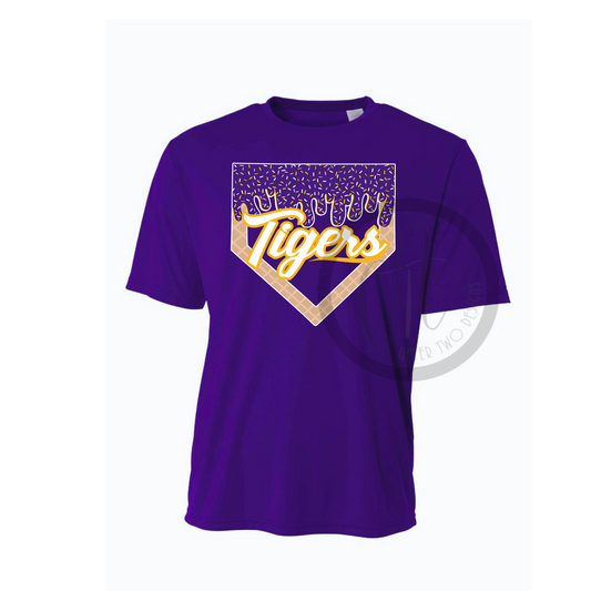 Tigers Script - A4 Dri-Fit Tee
