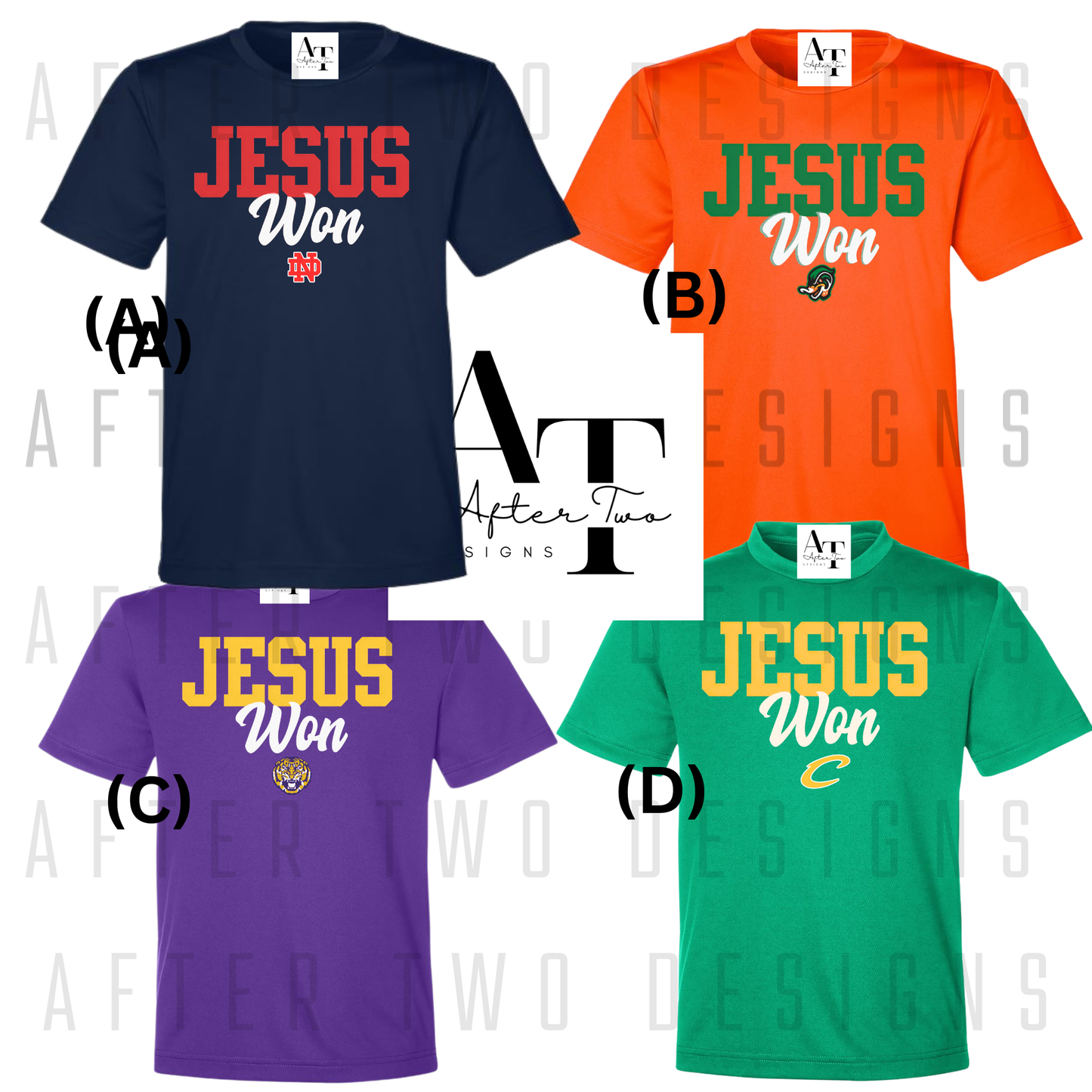 Style 2Jesus Won Drifit Tee - MTO