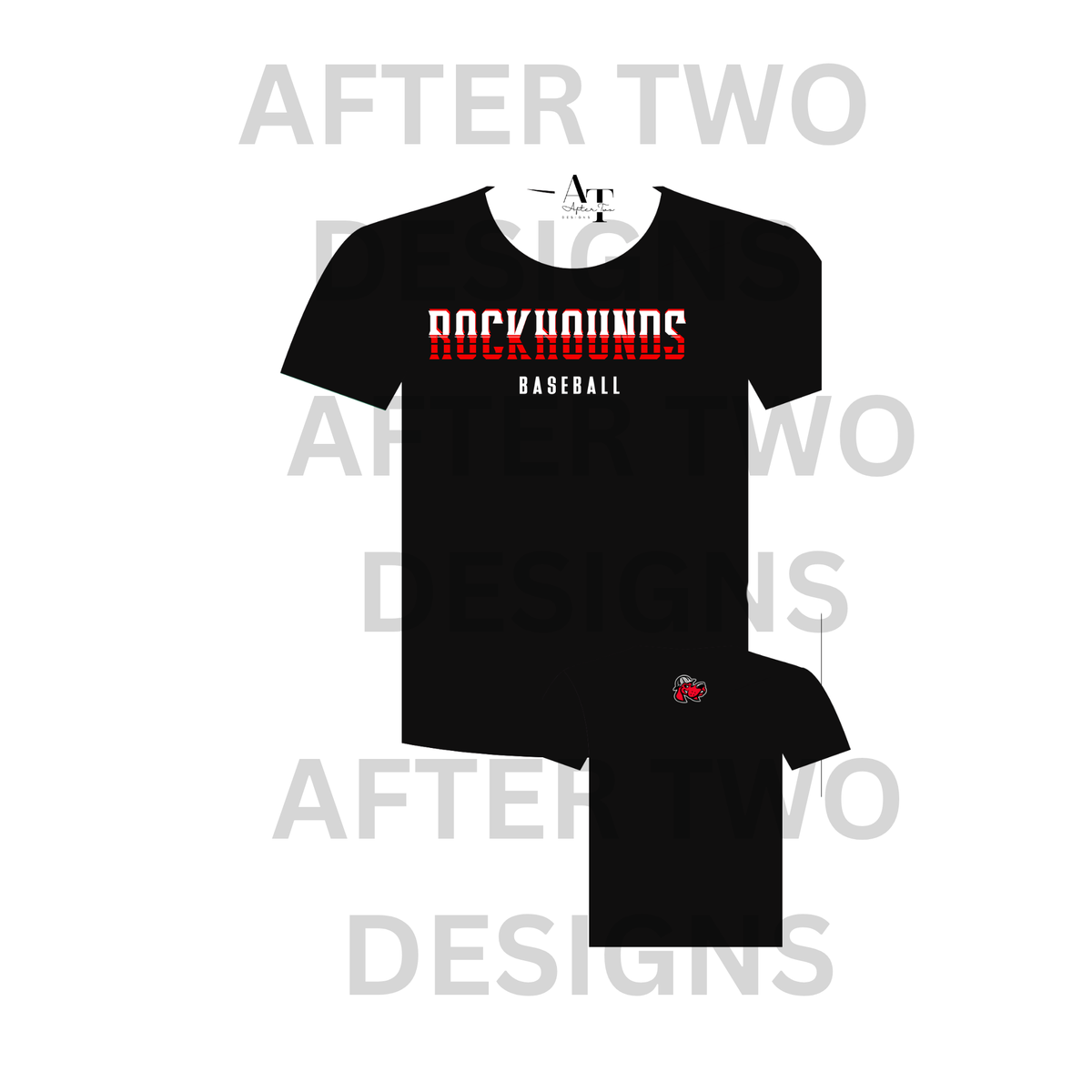 Rockhounds Baseball Stacked Drifit A2D Tee - PRESALE