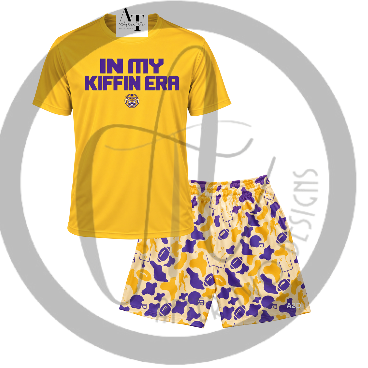 Gold KIFFIN ERA Purple Drifit Tee A2D - PRESALE