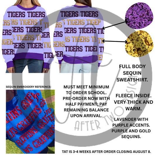 Tigers Sequin Sweatshirt PRESALE
