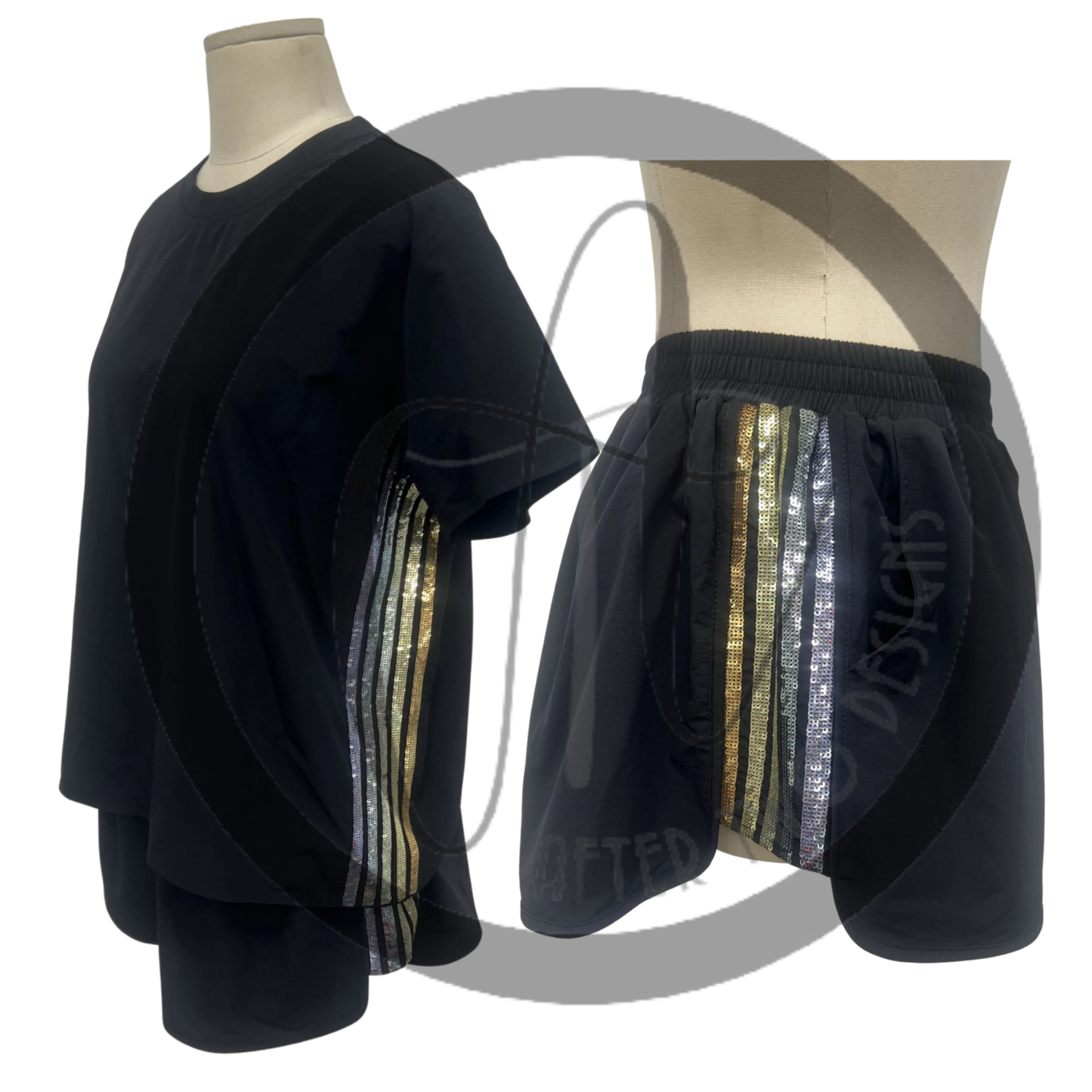 Black Ombre Athletic Set PRESALE