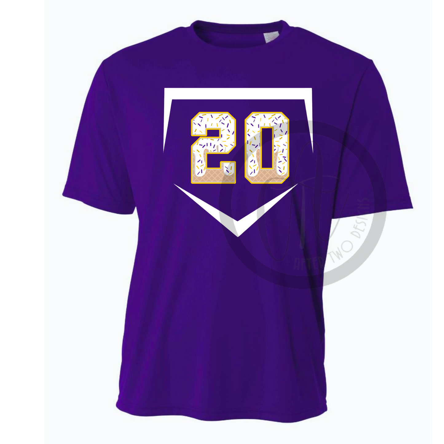 Custom Number Drip -  DriFit A4 Tigers