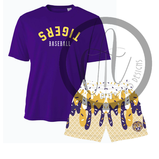 Upside down Tigers- A4 Dri-Fit Tee