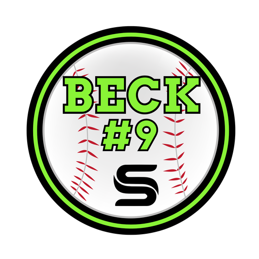 Team+Player Baseball Yard Sign